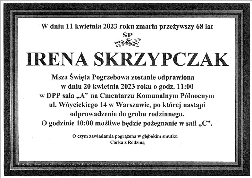 Irena skrzypczak